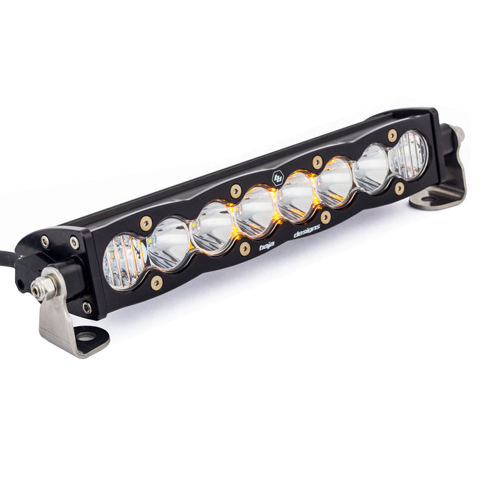 Baja Designs S8 10 Inch Clear LED Light Bar Kit with Wiring Harness: S8 10 inch light bar
