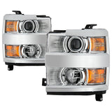 Spyder OE Replacement Headlights for 2015 to 2019 Chevrolet Silverado 2500HD & 3500HD with Factory Halogen Headlights - image 3