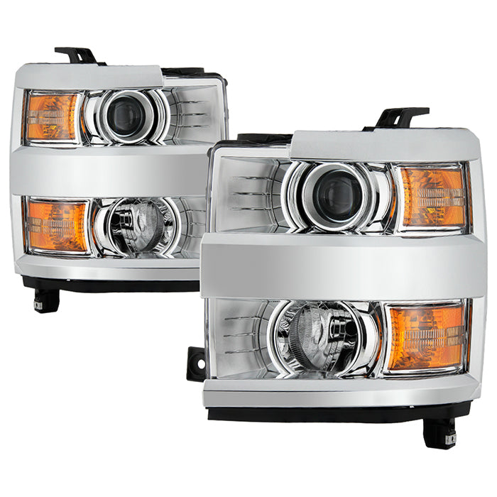 Spyder OE Replacement Headlights for 2015 to 2019 Chevrolet Silverado 2500HD & 3500HD with Factory Halogen Headlights - image 3