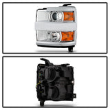 Spyder OE Replacement Headlights Pair Kit for 2015 to 2019 Chevrolet Silverado 2500HD & 3500HD with Factory Halogen Headlights - image 6