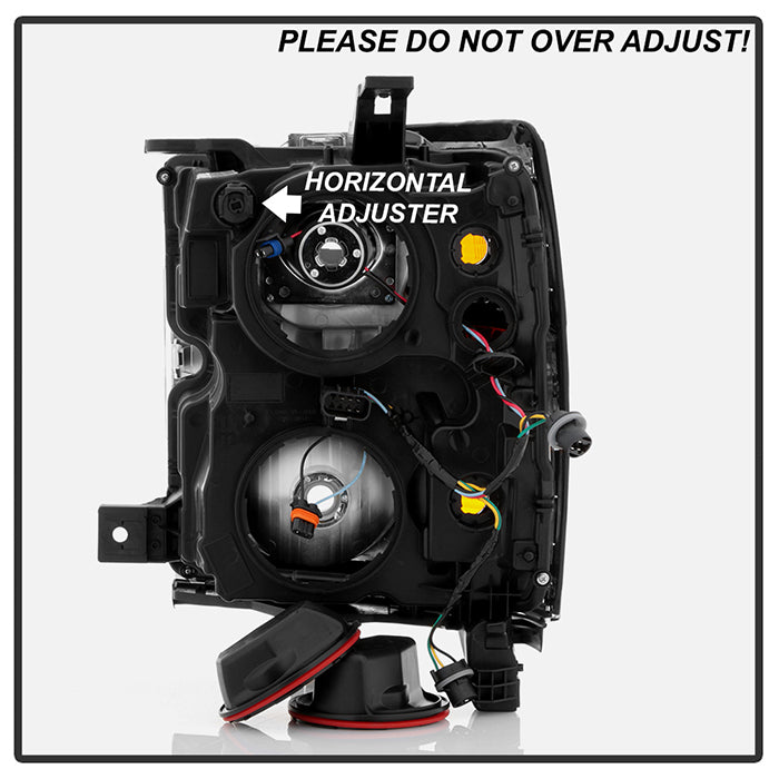 Spyder OE Replacement Headlights for 2015 to 2019 Chevrolet Silverado 2500HD & 3500HD with Factory Halogen Headlights - image 20