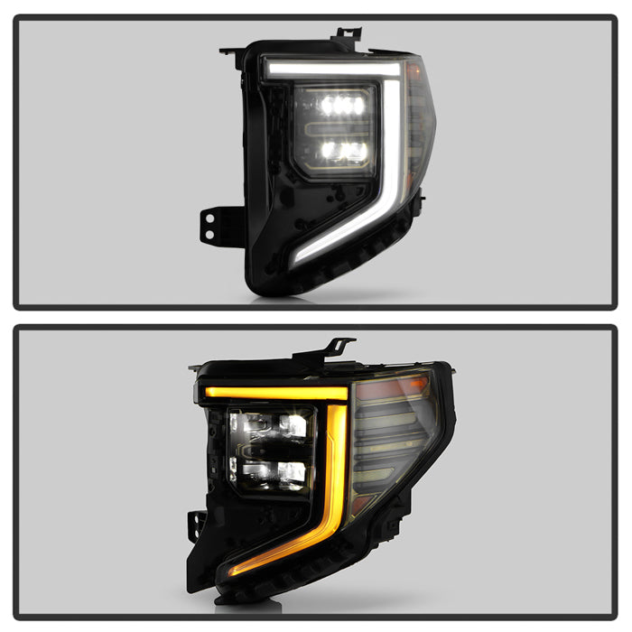 Spyder OE Replacement Headlights Pair Kit for 2022 to 2024 GMC Sierra 1500 AT4 with Factory LED Headlights - image 3