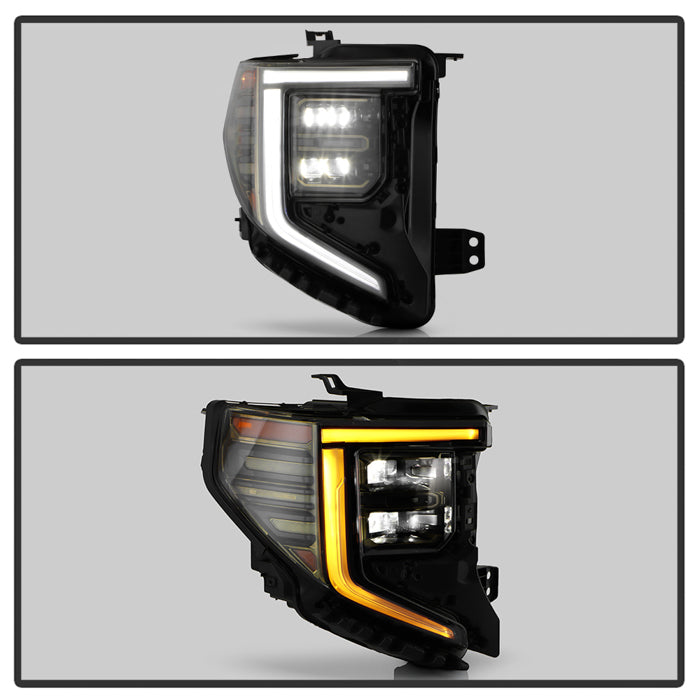 Spyder OE Replacement Headlights Pair Kit for 2022 to 2024 GMC Sierra 1500 AT4 with Factory LED Headlights - image 4