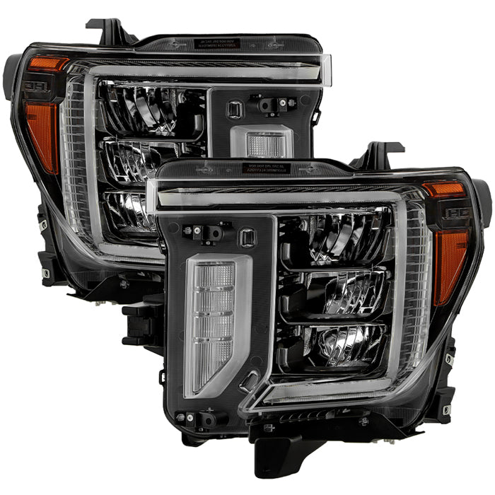 Spyder OE Replacement Headlights for 2020 to 2023 GMC Sierra 2500HD & 3500HD Denali, AT4 & SLT - image 3