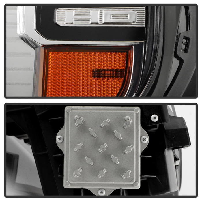 Spyder OE Replacement Headlights for 2020 to 2023 GMC Sierra 2500HD & 3500HD Denali, AT4 & SLT - image 16