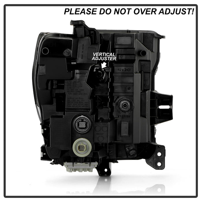 Spyder OE Replacement Headlights for 2020 to 2023 GMC Sierra 2500HD & 3500HD Denali, AT4 & SLT - image 19