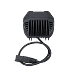 TrailFX 4 Inch Side Shooter LED Pod Light Single Kit with Wiring Harness: 4 Inch Side Shooter LED Pod Light, White Single