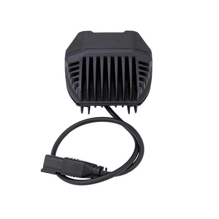 TrailFX 4 Inch Side Shooter LED Pod Light Single Kit with Wiring Harness: 4 Inch Side Shooter LED Pod Light, White Single