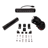 TrailFX 10 Inch Black Edition Single Row LED Light Bar Kit with Wiring Harness: 10 Inch Black Edition Single Row LED Light Bar