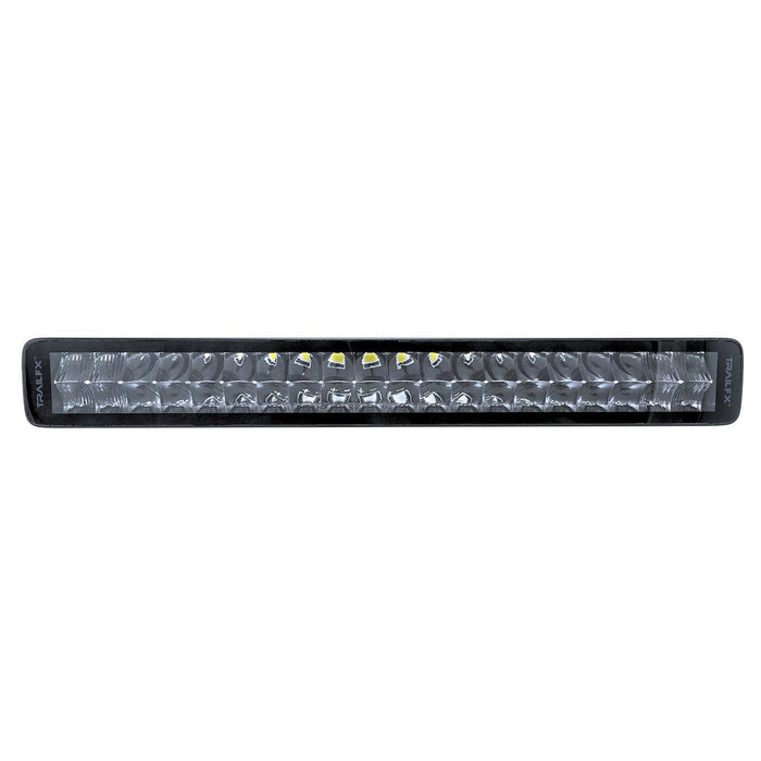 TrailFX Double Row LED Light Bar - 20 Inch, Black Edition