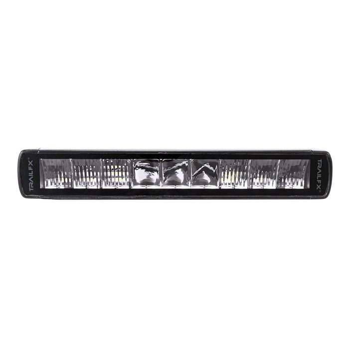 TrailFX 10 Inch Black Edition Single Row LED Light Bar Kit with Wiring Harness: 10 Inch Black Edition Single Row LED Light Bar