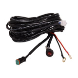 TrailFX 10 Inch Black Edition Single Row LED Light Bar Kit with Wiring Harness: wiring harness