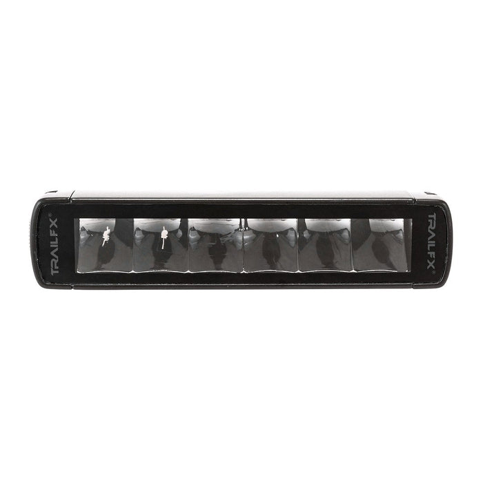 TrailFX 6 Inch Black Edition Single Row LED Light Bar Kit with Wiring Harness: 6 Inch Black Edition Single Row LED Light Bar