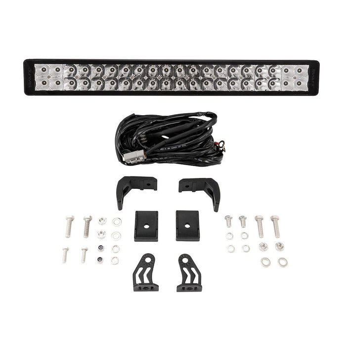 TrailFX 20 inch Double Row LED Light Bar Kit with Wiring Harness: 20 inch Double Row LED Light Bar