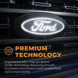 Putco Luminix Light Up LED Grille Emblem for 2020-2022 Ford F-250, F-350 & F-450 Super Duty with Front Camera - image 9