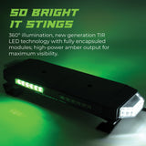 Putco 16 Inch Green Hornet LED Rooftop Strobe Light Bar Kit with Magnetic Mount: 16 Inch Green Hornet