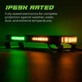Putco 16 Inch Green Hornet LED Rooftop Strobe Light Bar Kit with Magnetic Mount: 16 Inch Green Hornet