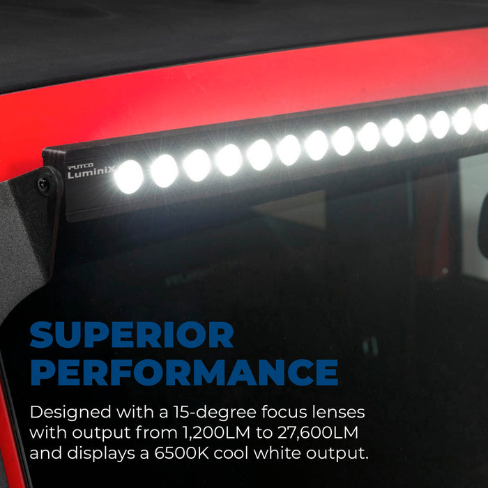 Putco Luminix High Power 30 Inch LED Light Bar Kit with Heavy Duty Wiring Harness: Luminix High Power 30 Inch LED Light Bar