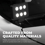 Putco Luminix Mini-Block 4 Inch LED Pod Light Kit with Heavy Duty Wiring Harness: Luminix Mini-Block 4 Inch LED Pod Light