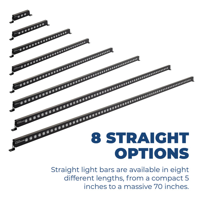 Putco Luminix High Power 6 Inch LED Light Bar Kit with Heavy Duty Wiring Harness: Luminix High Power 6 Inch LED Light Bar