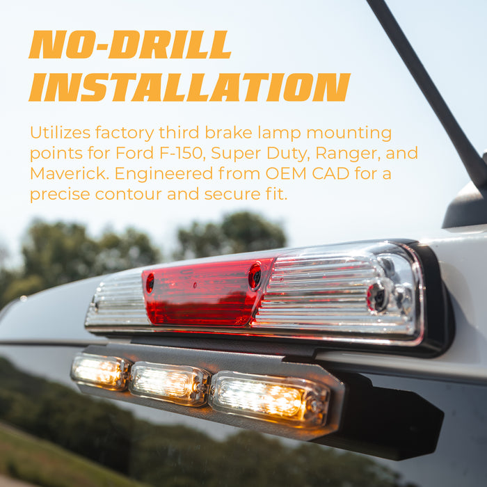 Putco Stinger Third Brake Light LED Strobe Kit for 2015-2027 Ford F-150, 2017-2027 Super Duty, 2019-2027 Ranger & 2022-2027 Maverick - image 9