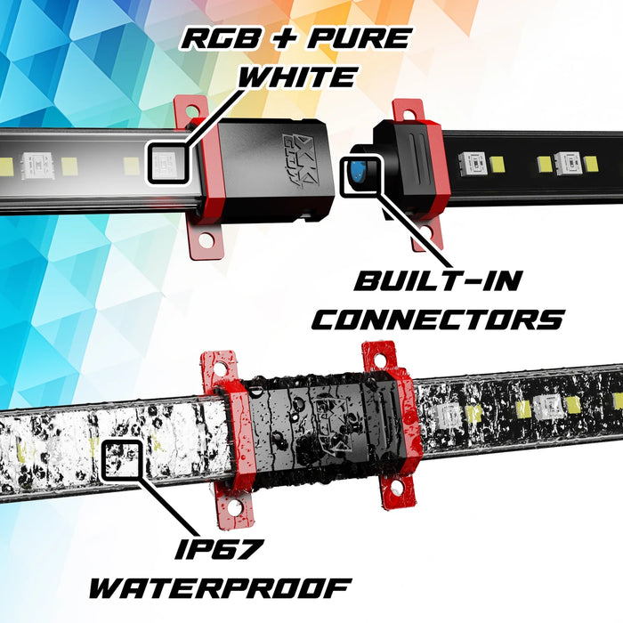 XK Glow XKmax RGBW LED Underglow Light Kit - image 4