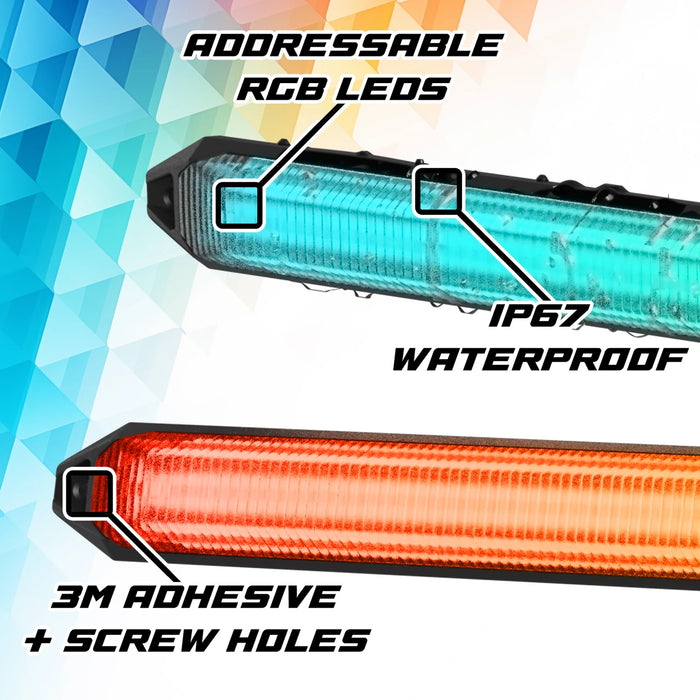 XK Glow XKmax RGB LED Grille Light Bar with DRL - image 3