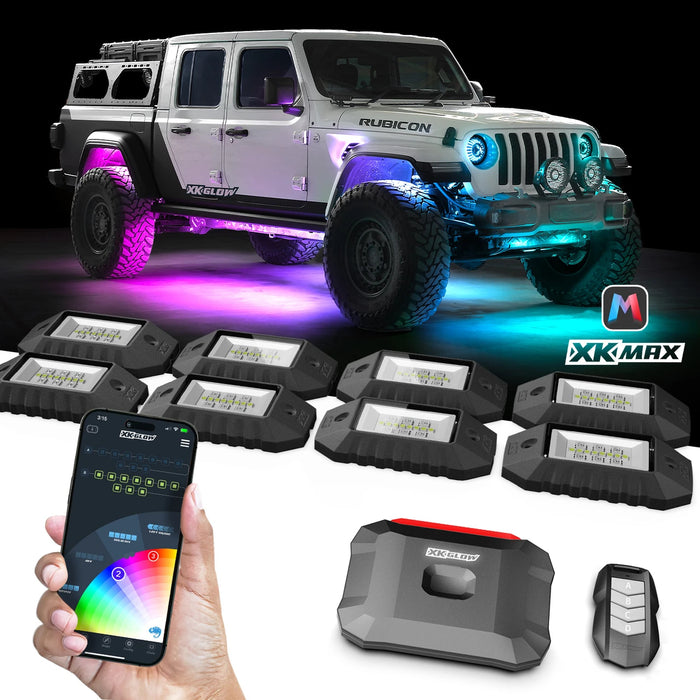 XK Glow XKmax RGBW LED Rock Light Kit - image 3