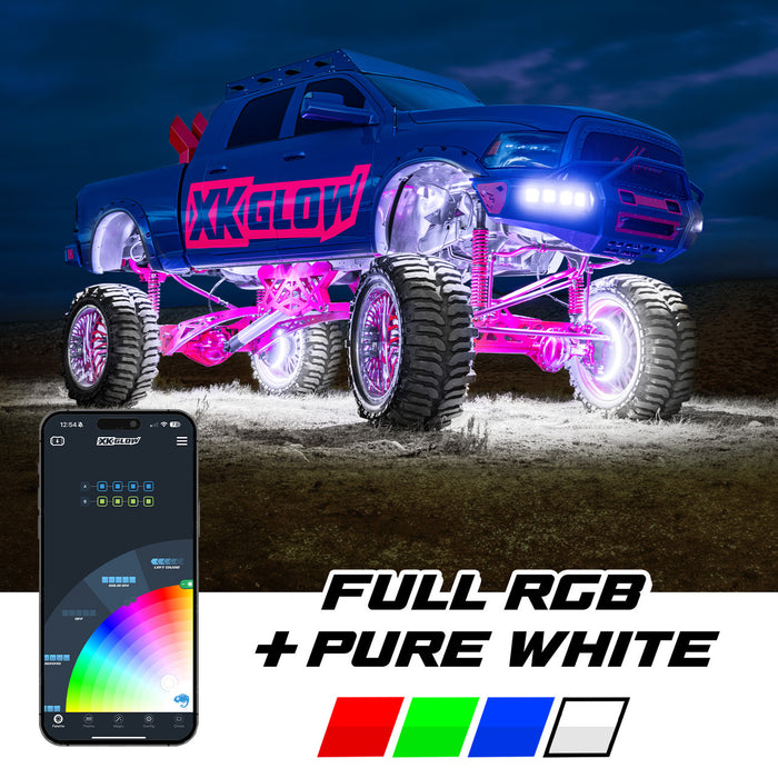 XK Glow XKmax RGBW LED Rock Light Kit - image 8