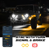 XK Glow XKmax RGBW LED Rock Light Kit - image 6