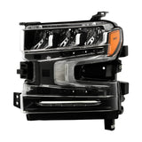 Spyder OE Replacement Headlights Pair Kit for 2019 to 2023 Chevrolet Silverado 1500 with Factory LED Headlights - image 1