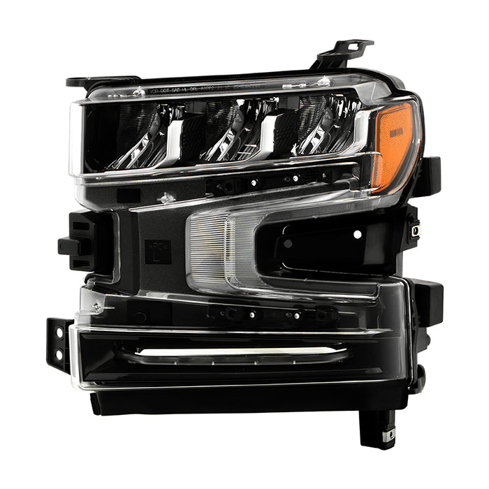 Spyder OE Replacement Headlights Pair Kit for 2019 to 2023 Chevrolet Silverado 1500 with Factory LED Headlights - image 1