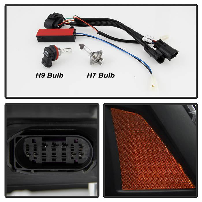 Spyder xTune Projector Headlights for 2009 to 2018 RAM 1500 & 2010 to 2018 RAM 2500/3500 with Factory Halogen Headlights - image 6