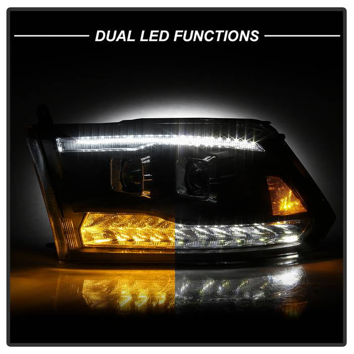 Spyder xTune Projector Headlights for 2009 to 2018 RAM 1500 & 2010 to 2018 RAM 2500/3500 with Factory Halogen Headlights - image 8