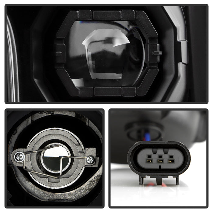 Spyder xTune Projector Headlights for 2020 to 2022 Ford F-250 & F-350 Super Duty with Factory Halogen Headlights - image 3