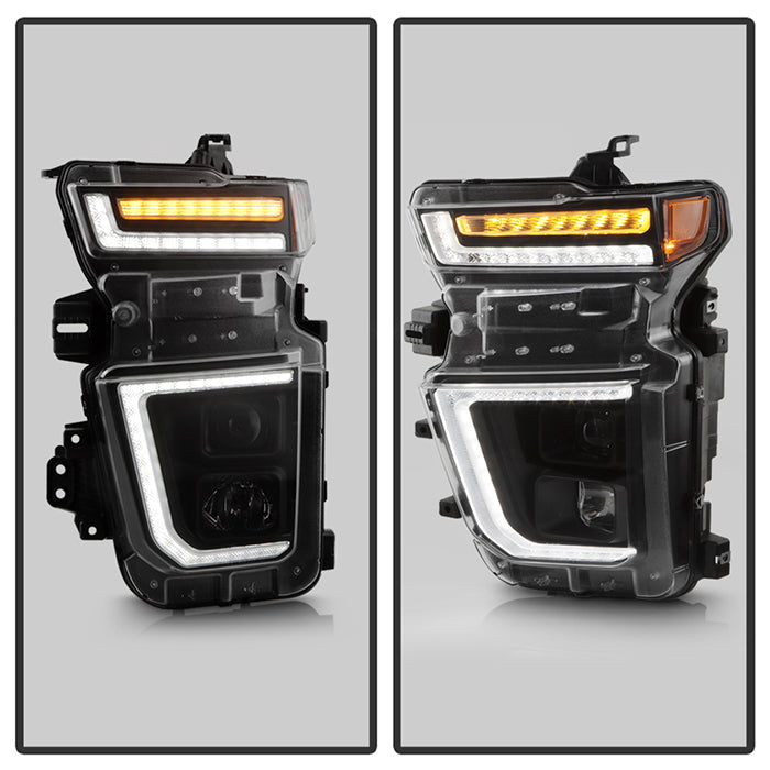 Spyder Signature Projector Headlights for 2020 to 2023 Chevrolet Silverado 2500HD & 3500HD with Factory Halogen Headlights - image 4