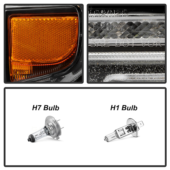 Spyder Signature Projector Headlights for 2020 to 2023 Chevrolet Silverado 2500HD & 3500HD with Factory Halogen Headlights - image 12