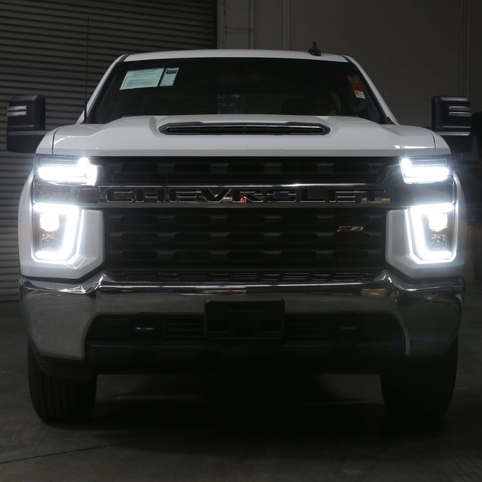 Spyder Signature Projector Headlights for 2020 to 2023 Chevrolet Silverado 2500HD & 3500HD with Factory Halogen Headlights - image 15