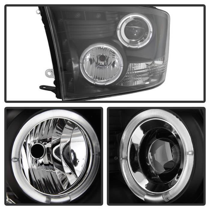 Spyder Signature Projector Headlights for 2009 to 2018 RAM 1500 & 2010 to 2018 RAM 2500/3500 with Factory Halogen Headlights - image 6