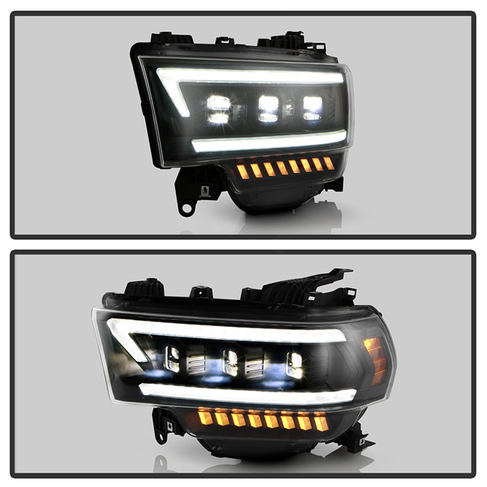 Spyder Apex LED Headlights for 2019 to 2022 RAM 2500 & 3500 with Factory Halogen Headlights - image 10