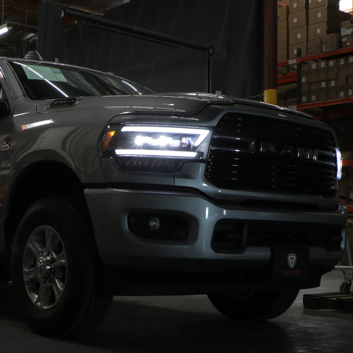 Spyder Apex LED Headlights for 2019 to 2022 RAM 2500 & 3500 with Factory Halogen Headlights - image 14