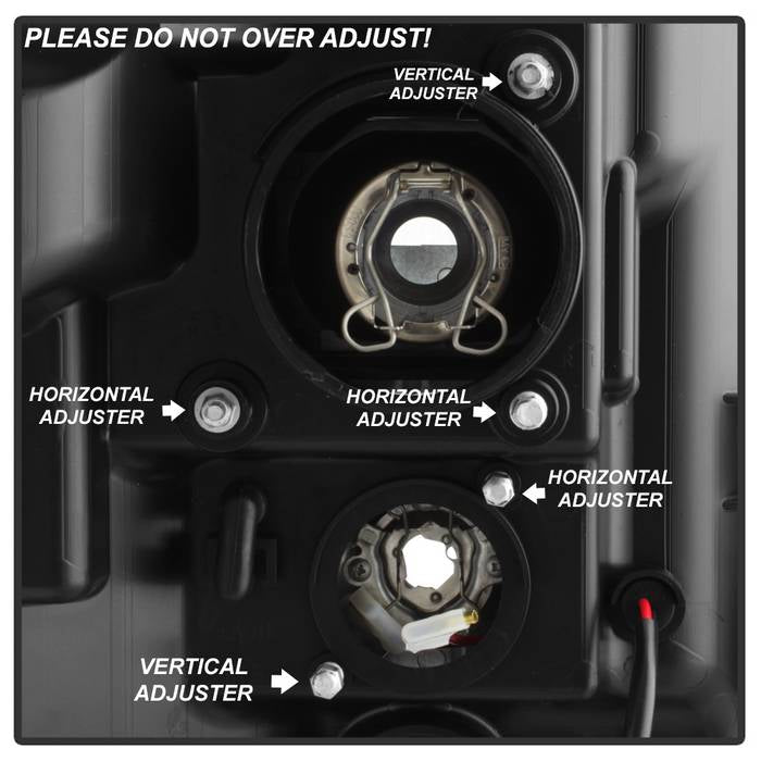 Spyder Signature Projector Headlights for 2011 to 2016 Ford F-250, F-350 & F-450 Super Duty - image 6