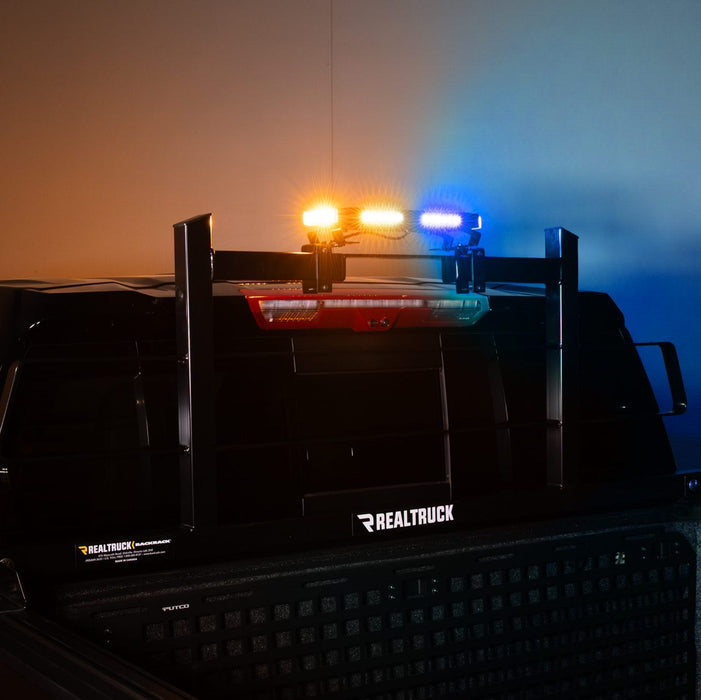 Putco 16 Inch Tri-Hornet LED Rooftop Strobe Light Bar Kit with Magnetic Mount: 16 Inch Tri-Hornet