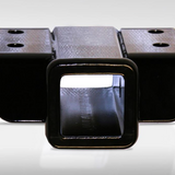 Fab Fours Black Steel Universal Ranch 2" Receiver - M1750-1 - image 3
