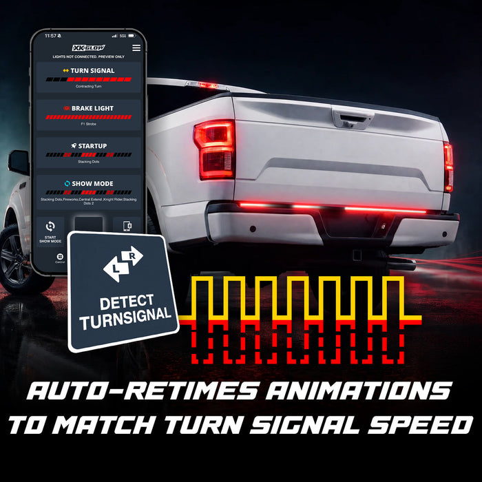 XK Glow XKdrive App-Controlled LED Tailgate Light Bar - image 6