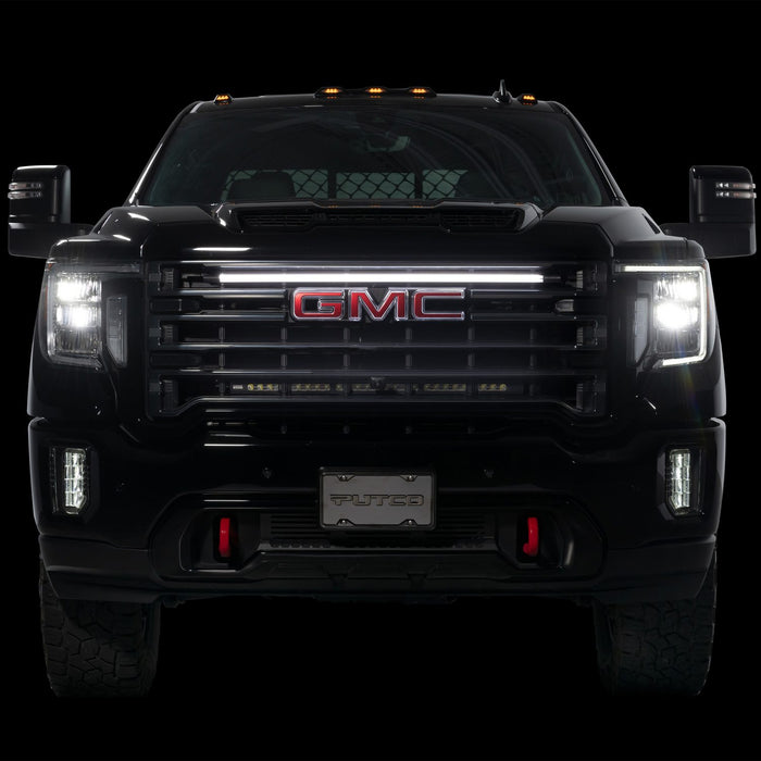 Putco Virtual Blade LED Grille Light Bar 37 Inch for 2014-2027 Silverado & Sierra, 2011-2027 Super Duty & Tundra - image 1