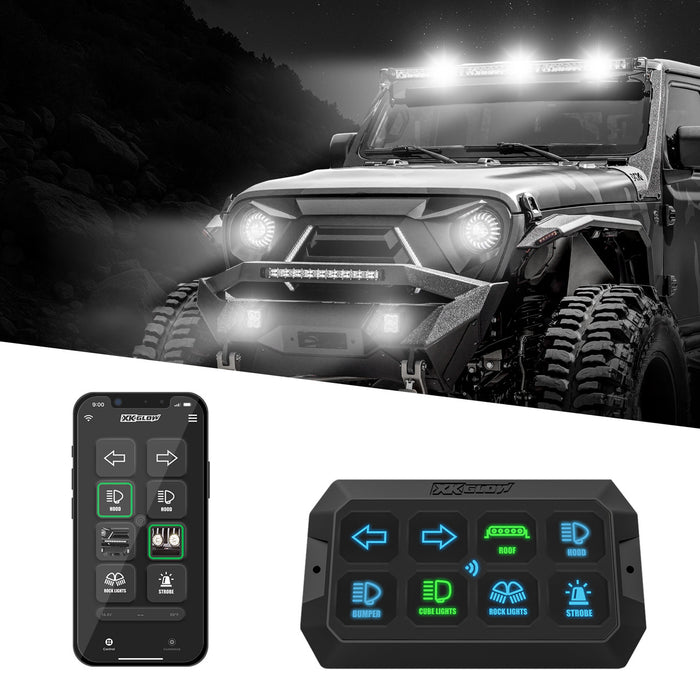 XK Glow XKcommand Bluetooth Off-Road Switch Panel - image 1