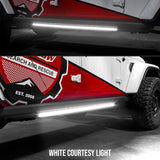 XK Glow White and Amber LED Running Board Light Bars - image 3