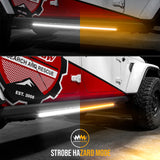 XK Glow White and Amber LED Running Board Light Bars - image 5