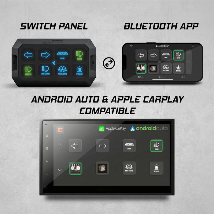 XK Glow XKcommand Bluetooth Off-Road Switch Panel - image 4